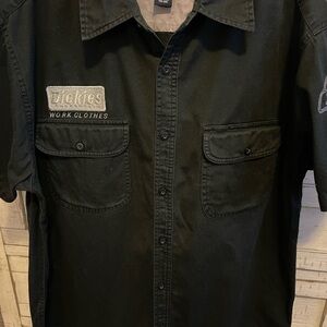 Dickies Black Work Shirt